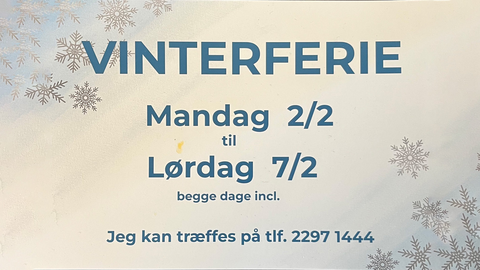 Vinterferie Stenberg Optik