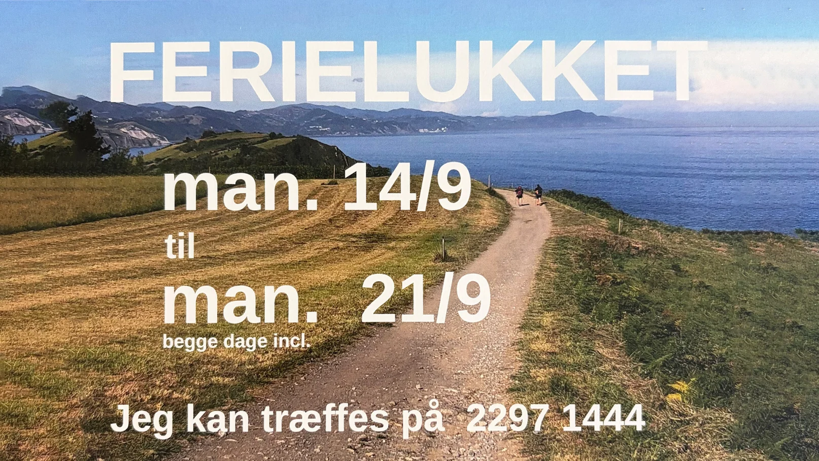 Stenberg Optik holder ferielukket